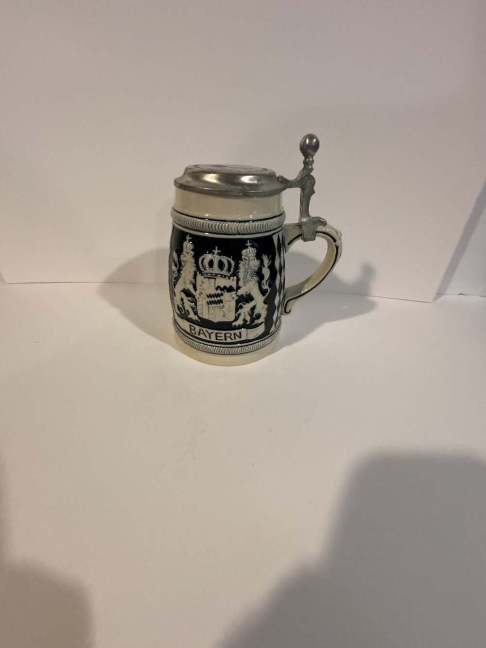 Bayern Beer Stein Mug Germany Collectible Vintage